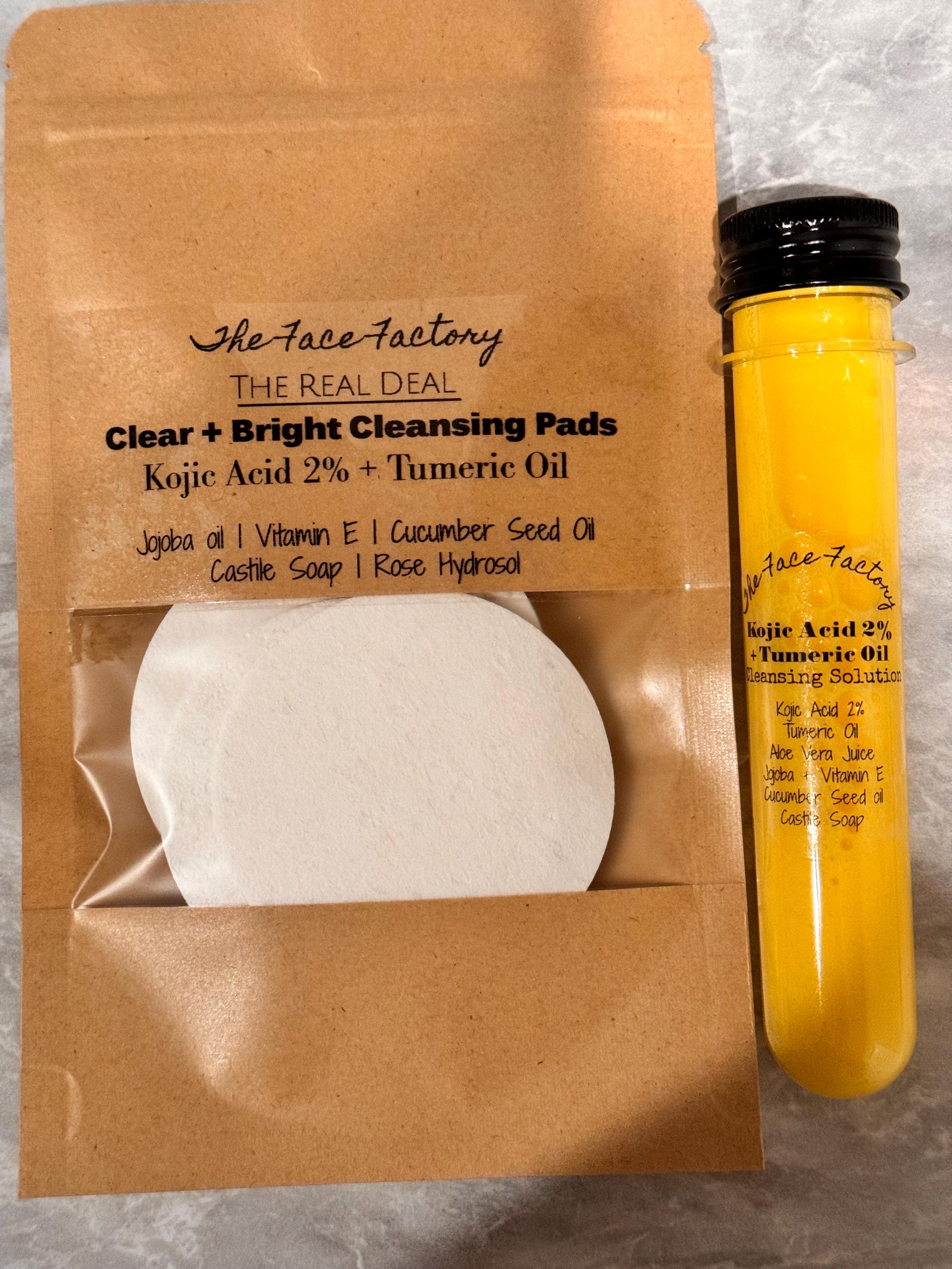 Kojic +Tumeric Facial cleansing Pads