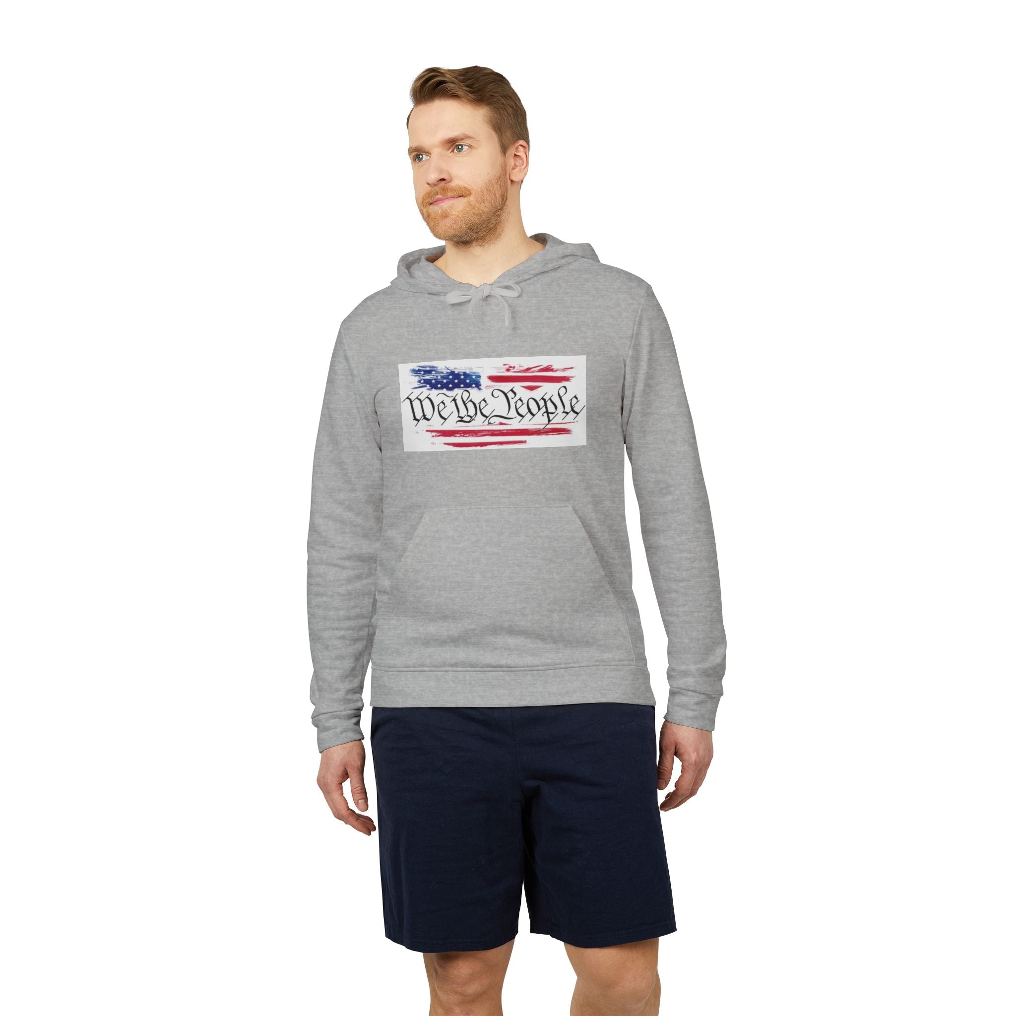 We the People American Flag Hoodie — Patriotic USA Constitution Design