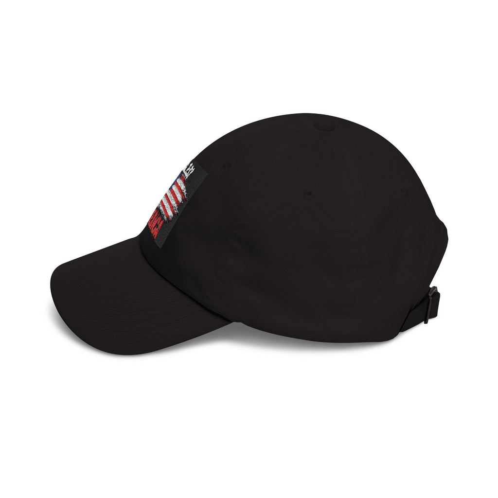 God Bless America Dad Cap - Embroidered USA Flag Patriotic Baseball Hat