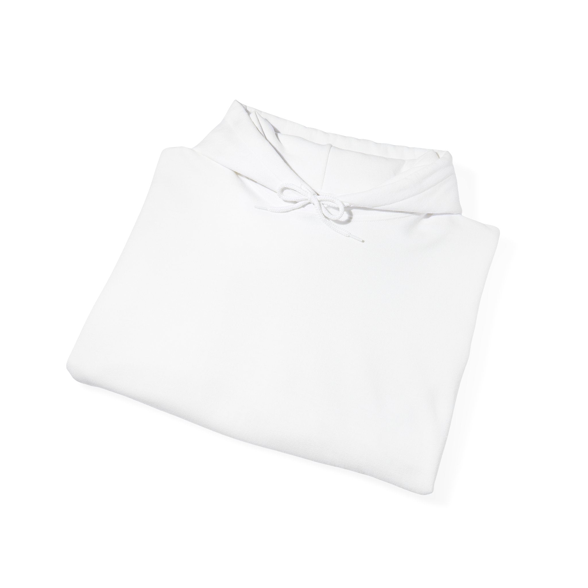 Classic White Hoodie - Blank Plain Pullover Sweatshirt