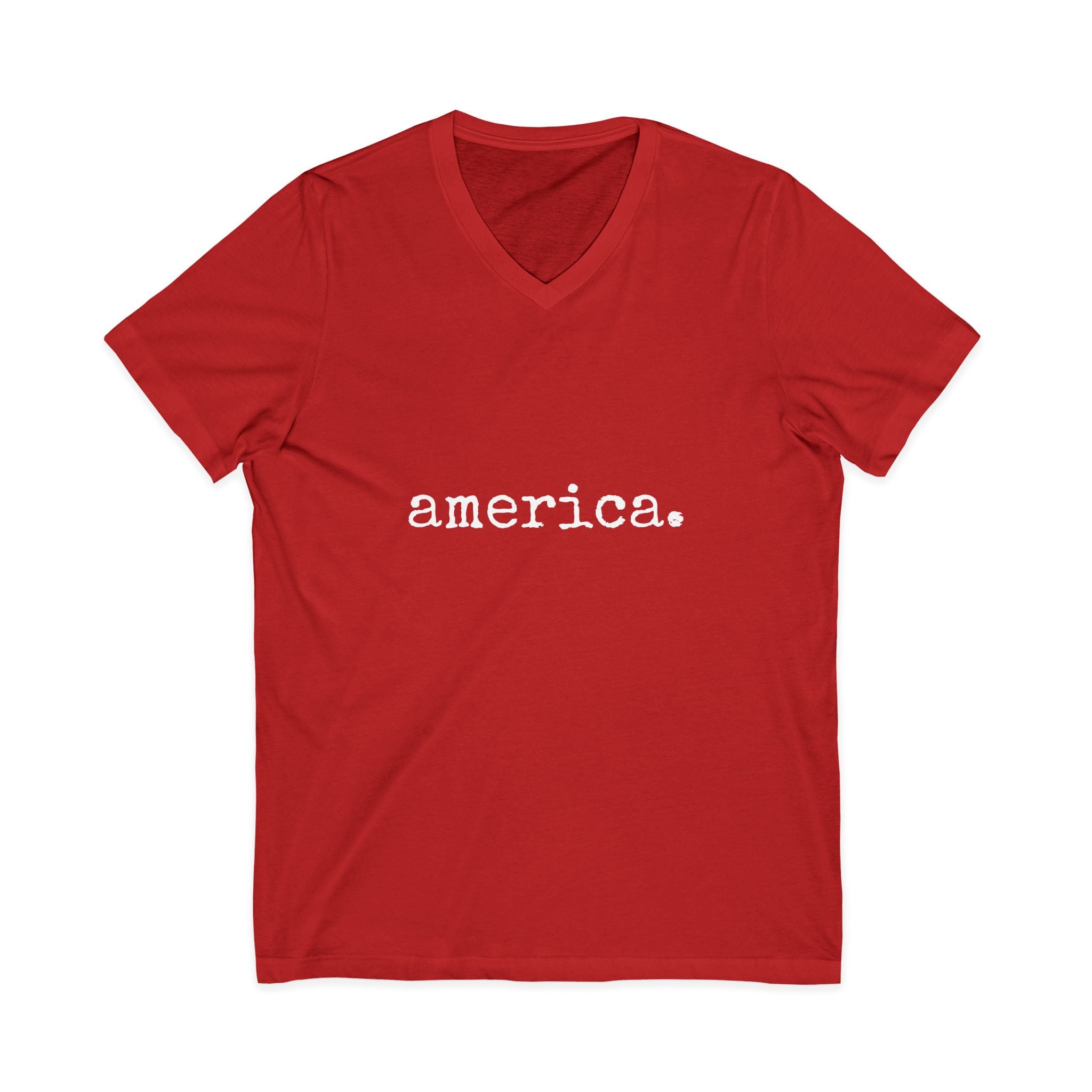 V-Neck T-Shirt America