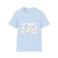 Faith Script T-Shirt — Heart Cross Design