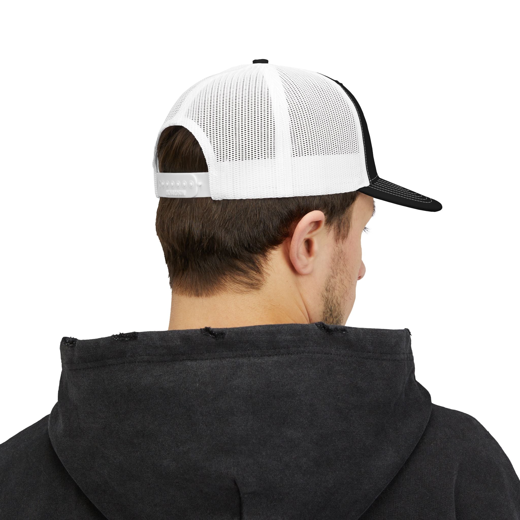 Funny Statement Trucker Hat — "Stop Asking Why I'm Crazy I Don't Ask Why You're Stupid" Snapback Cap