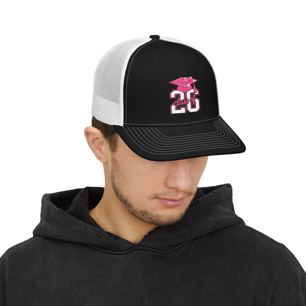 Trucker Cap — Pink Graduation '26 Patch