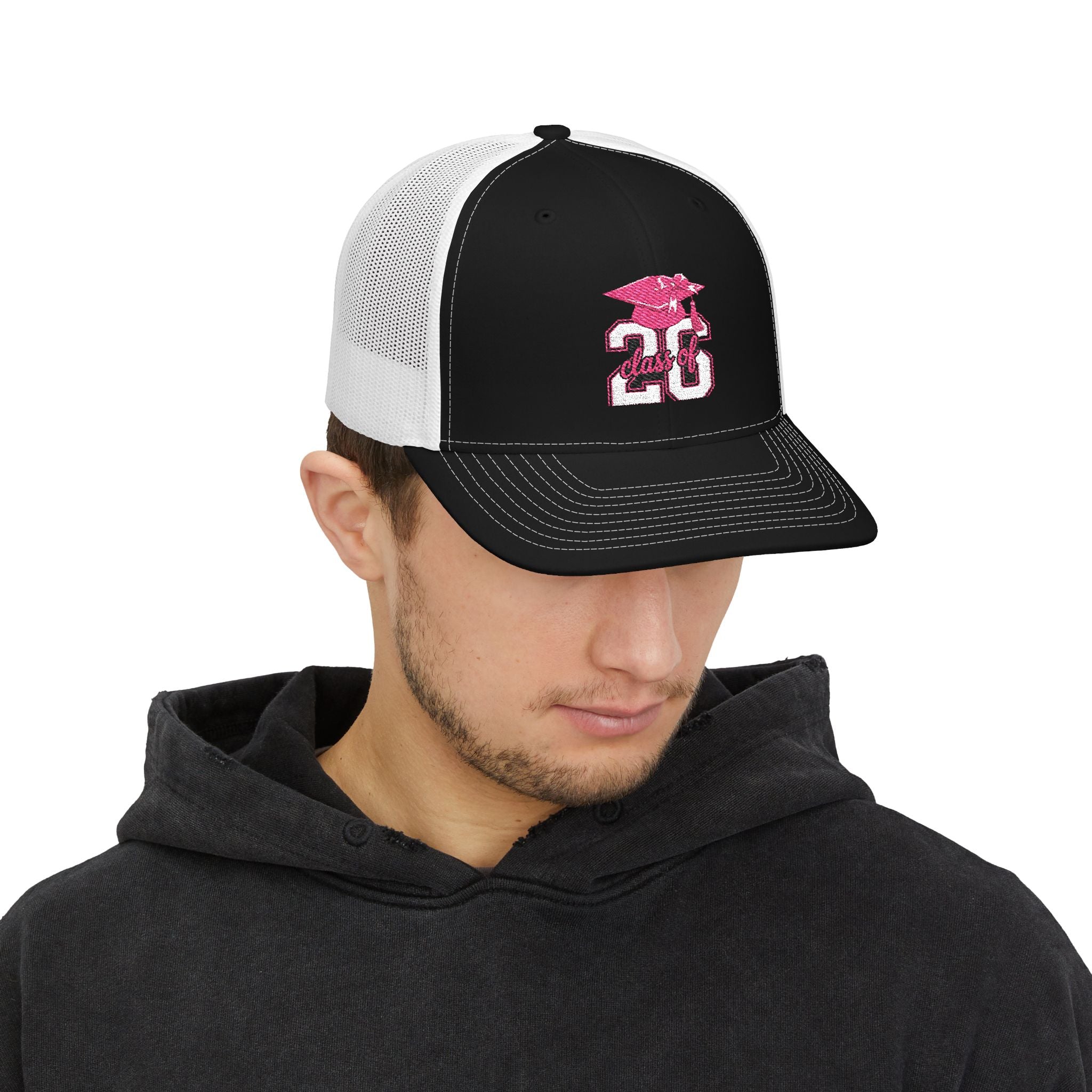Trucker Cap — Pink Graduation '26 Patch