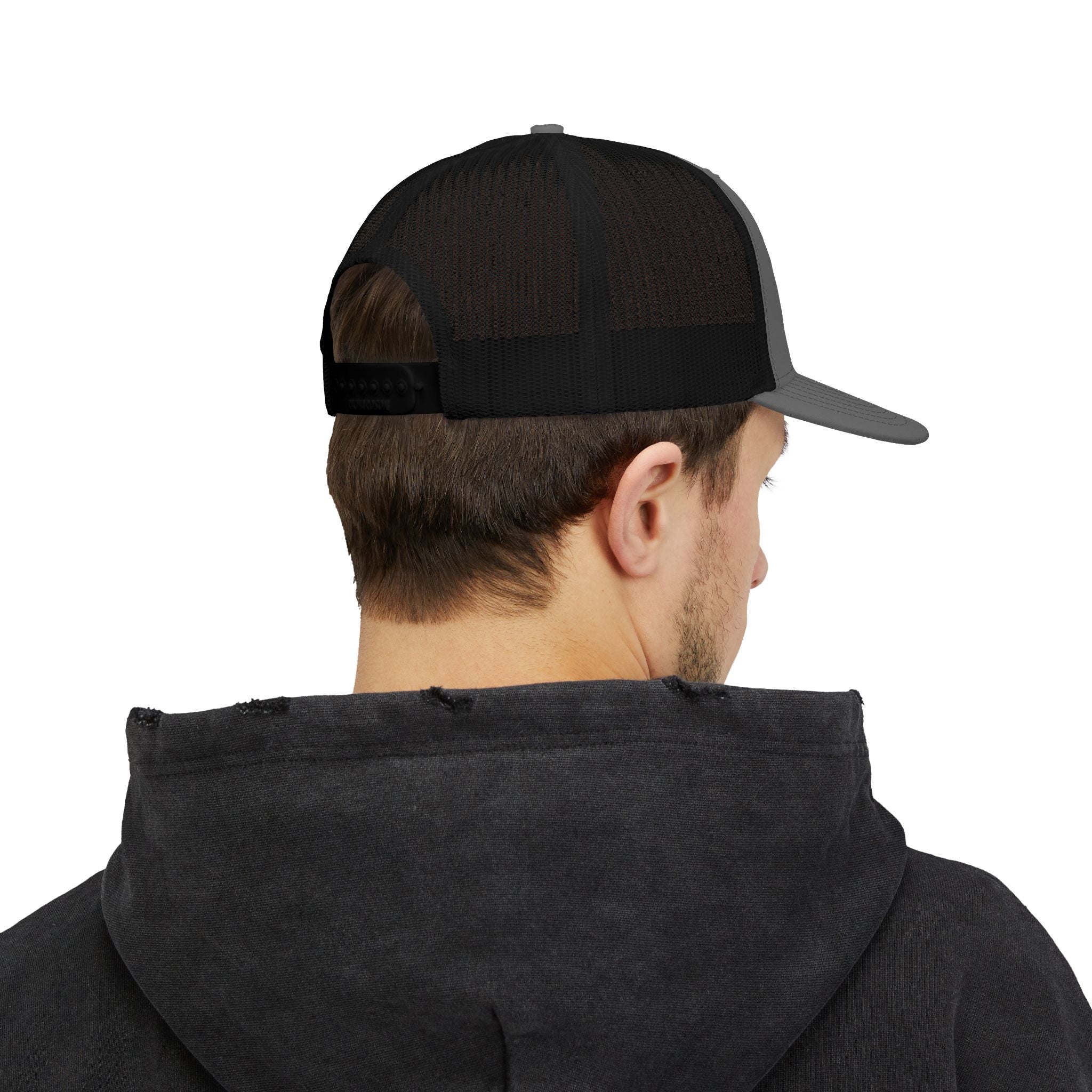 Funny Statement Trucker Hat — "Stop Asking Why I'm Crazy I Don't Ask Why You're Stupid" Snapback Cap