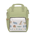 Dino Hello Multifunctional Diaper Backpack — Cute Jungle Baby Bag with Changing Station