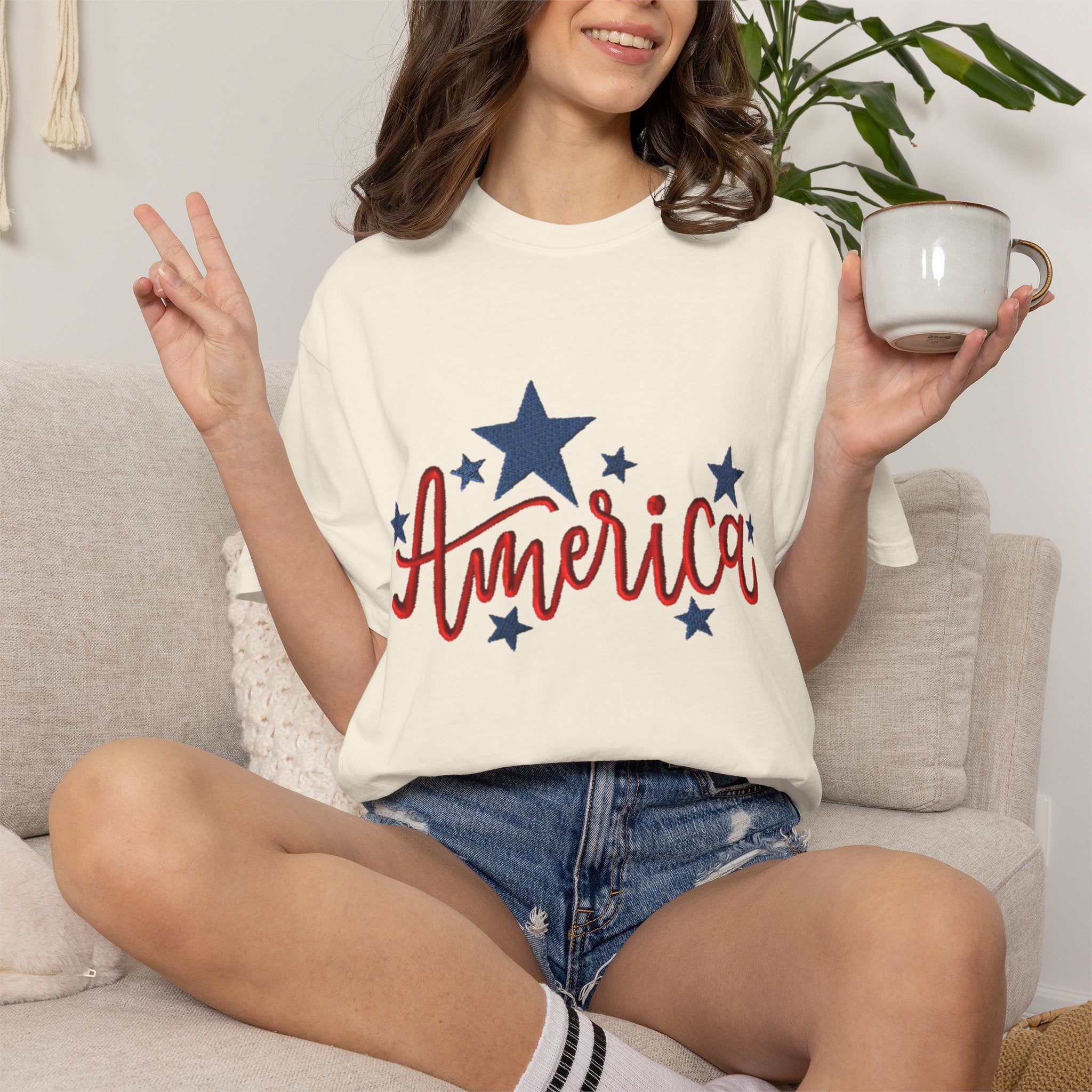 America Stars T-Shirt — Patriotic 4th of July Tee