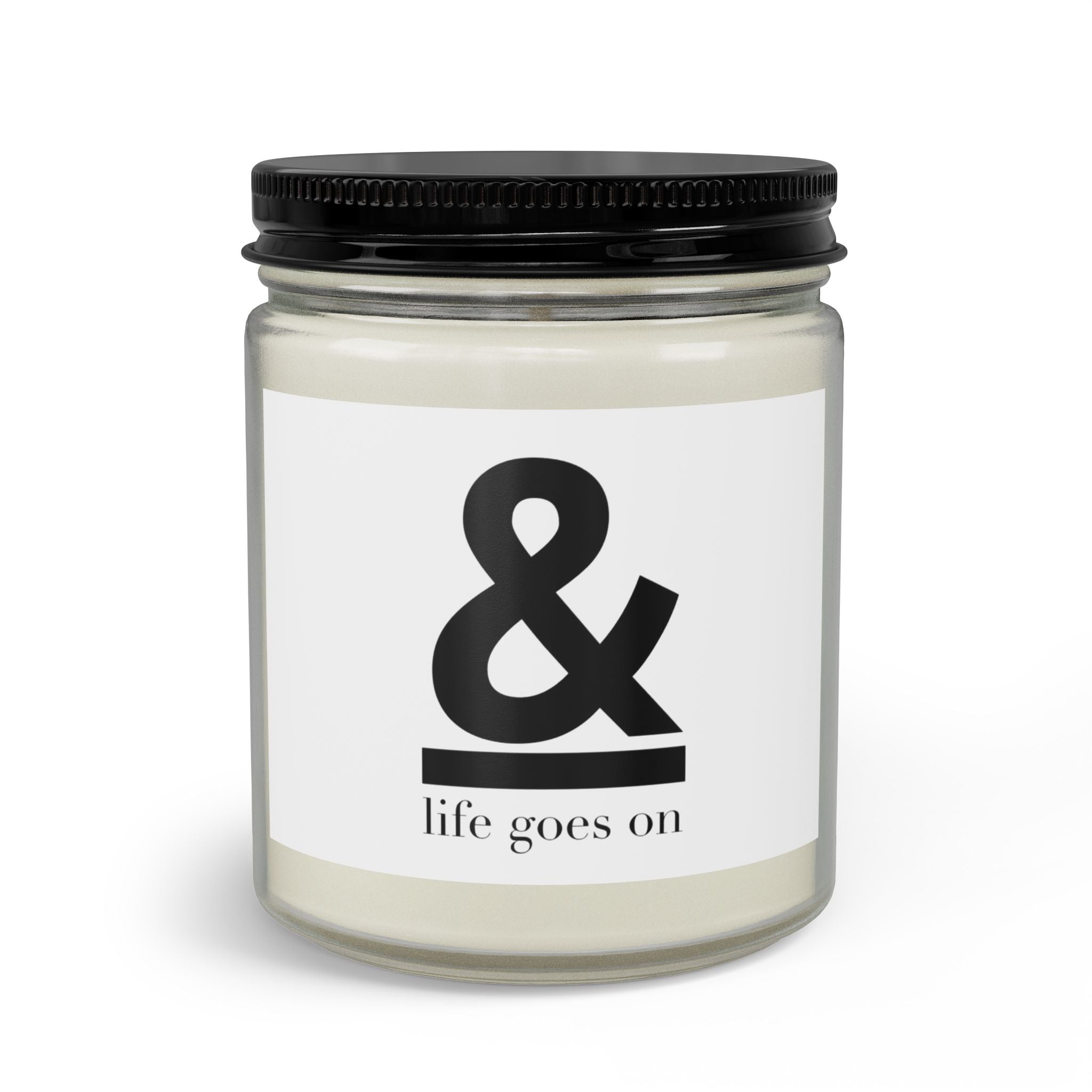 Life Goes On Candle Set — Scented Jar Candle with Matches & Wick Trimmer