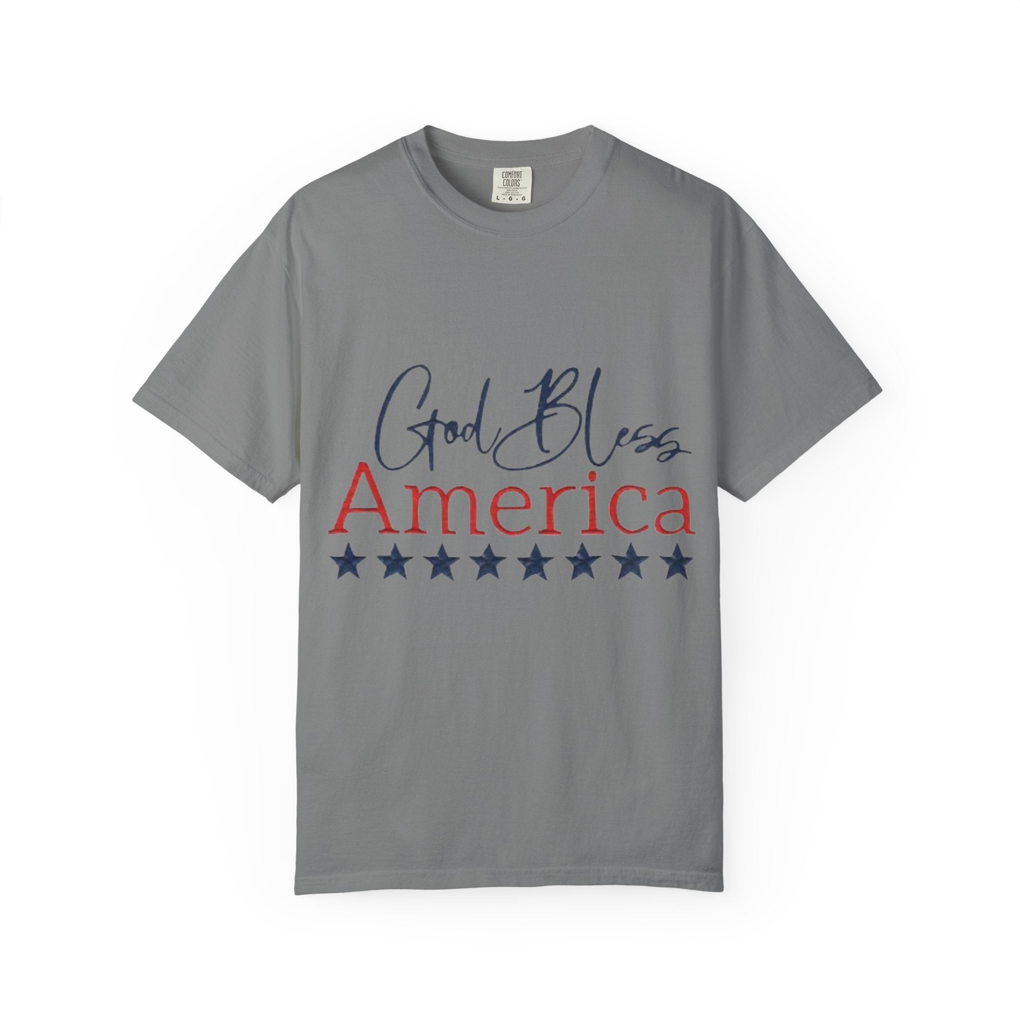 God Bless America T-Shirt — Patriotic Stars Tee for 4th of July
