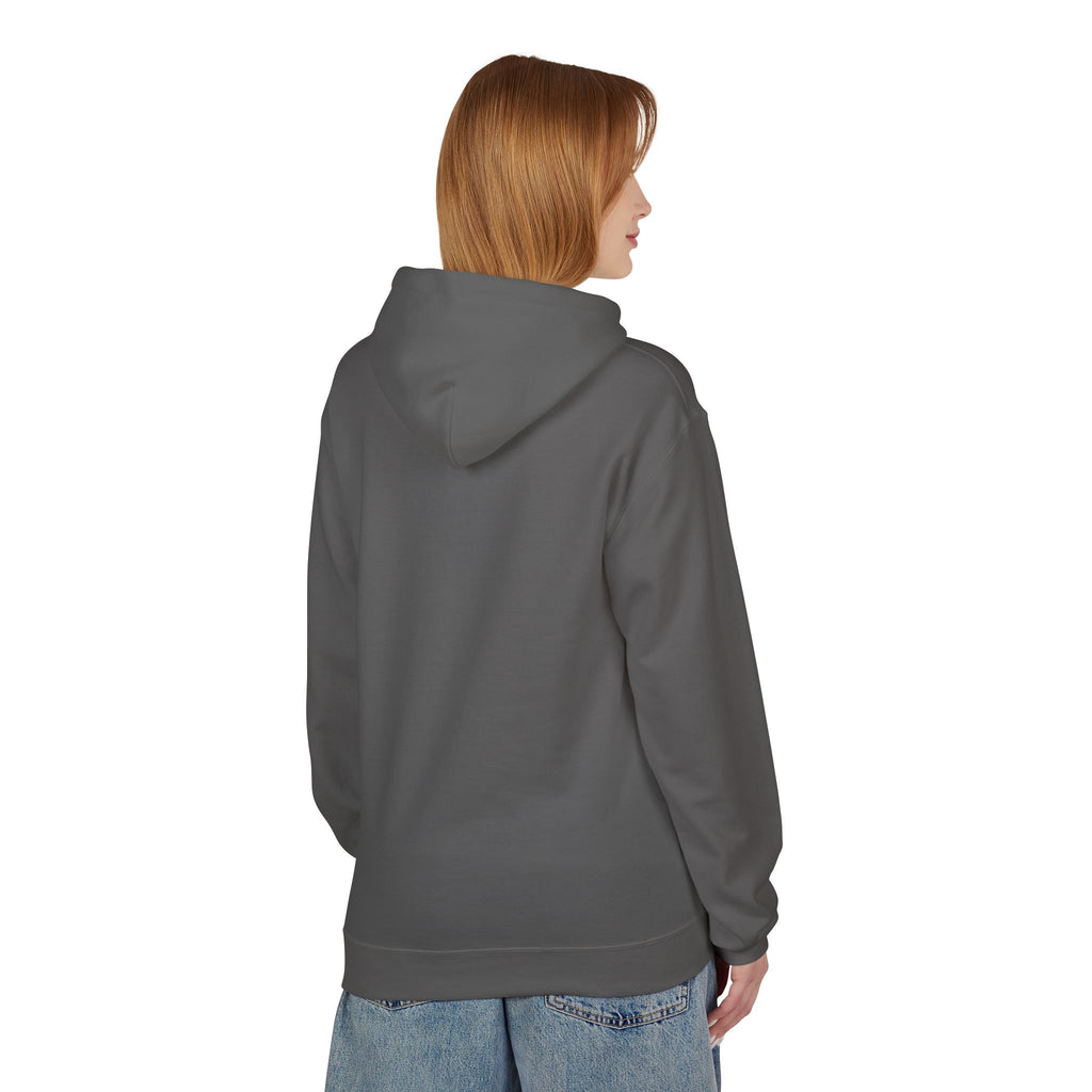 Classic White Hoodie — Unisex Midweight Fleece Pullover