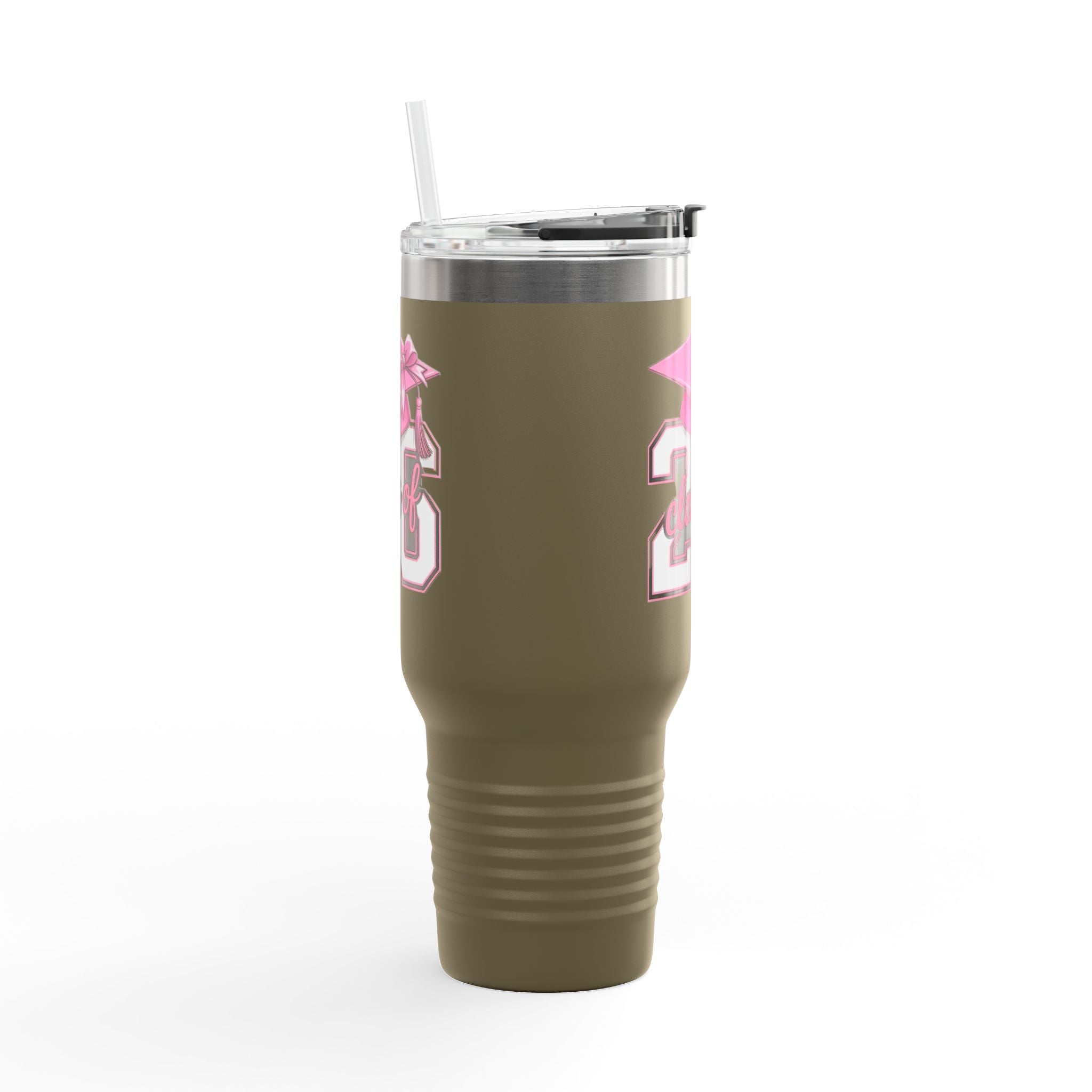 Class of ’20 Pink Graduation 40oz Insulated Travel Mug