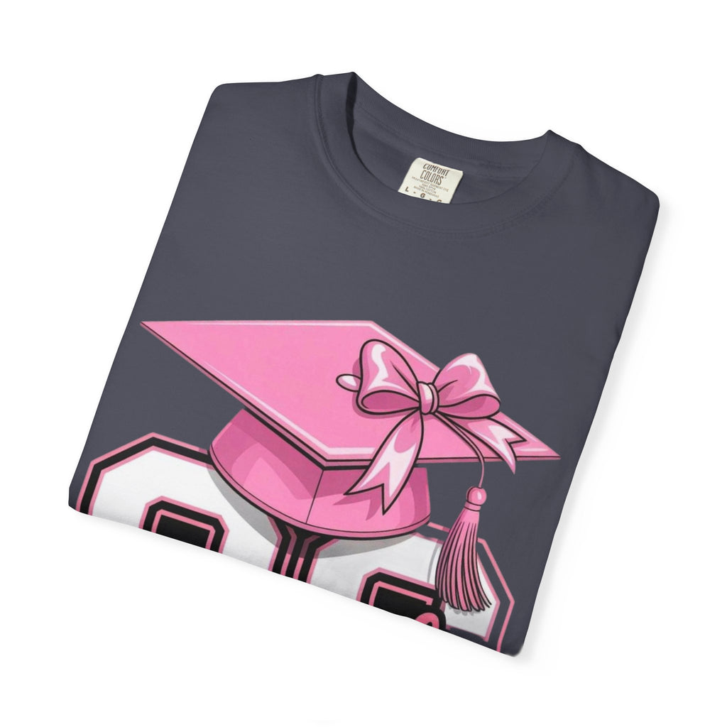Class of 20 Graduation T-Shirt — Pink Cap & Tassel Senior Tee