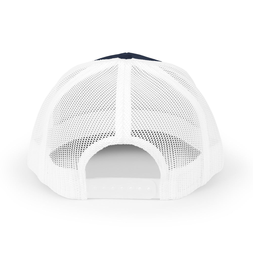 Thin Blue Line Cross Trucker Hat — Police Support Snapback