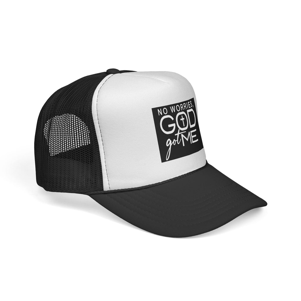 No Worries God Got Me Trucker Cap