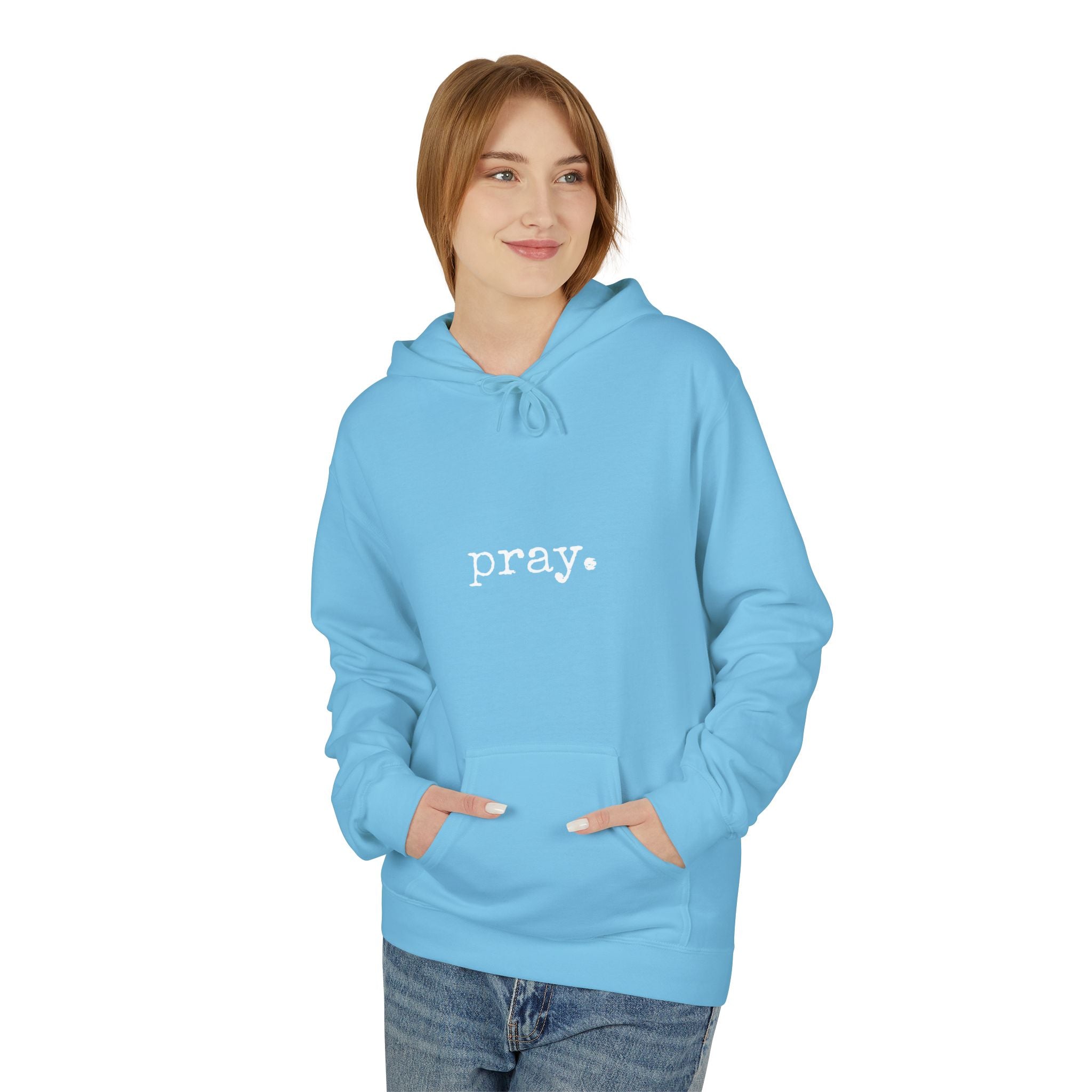 Pray. Hoodie — Minimal Faith Graphic Pullover