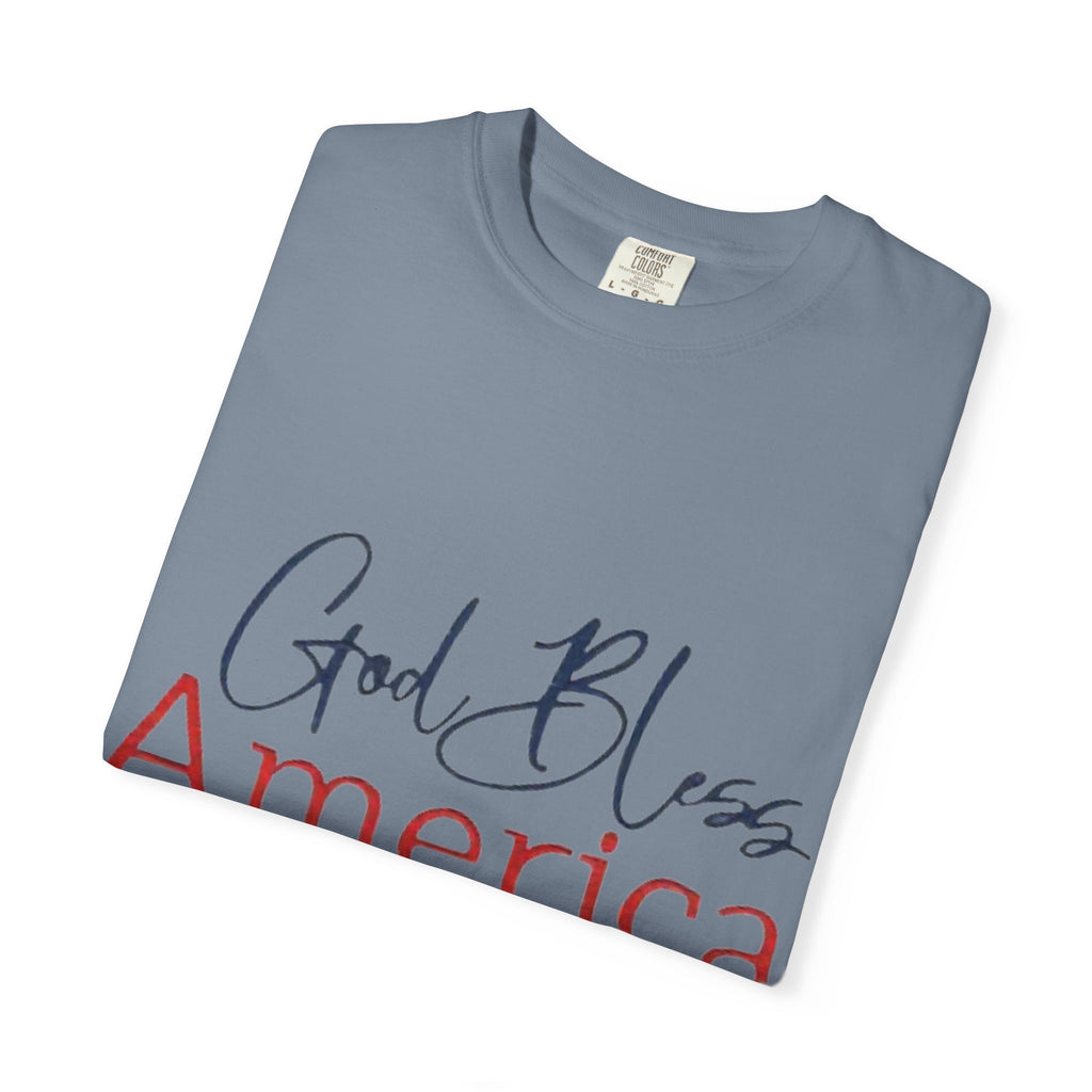 God Bless America T-Shirt — Patriotic Stars Tee for 4th of July