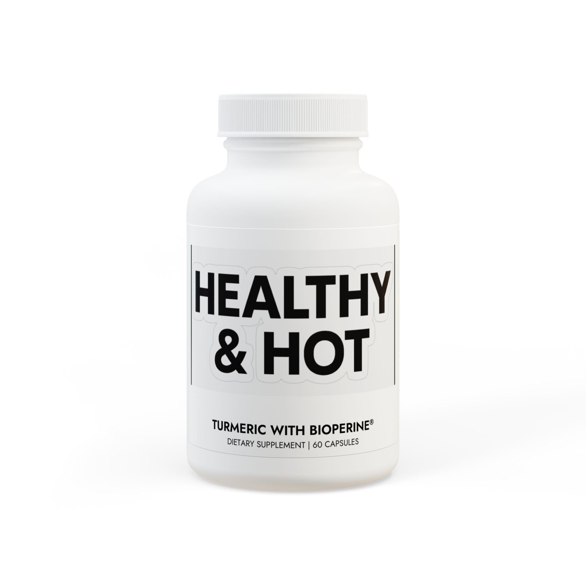 Turmeric with BioPerine® (Black Pepper Fruit Extract) Supplement (60 Capsules)