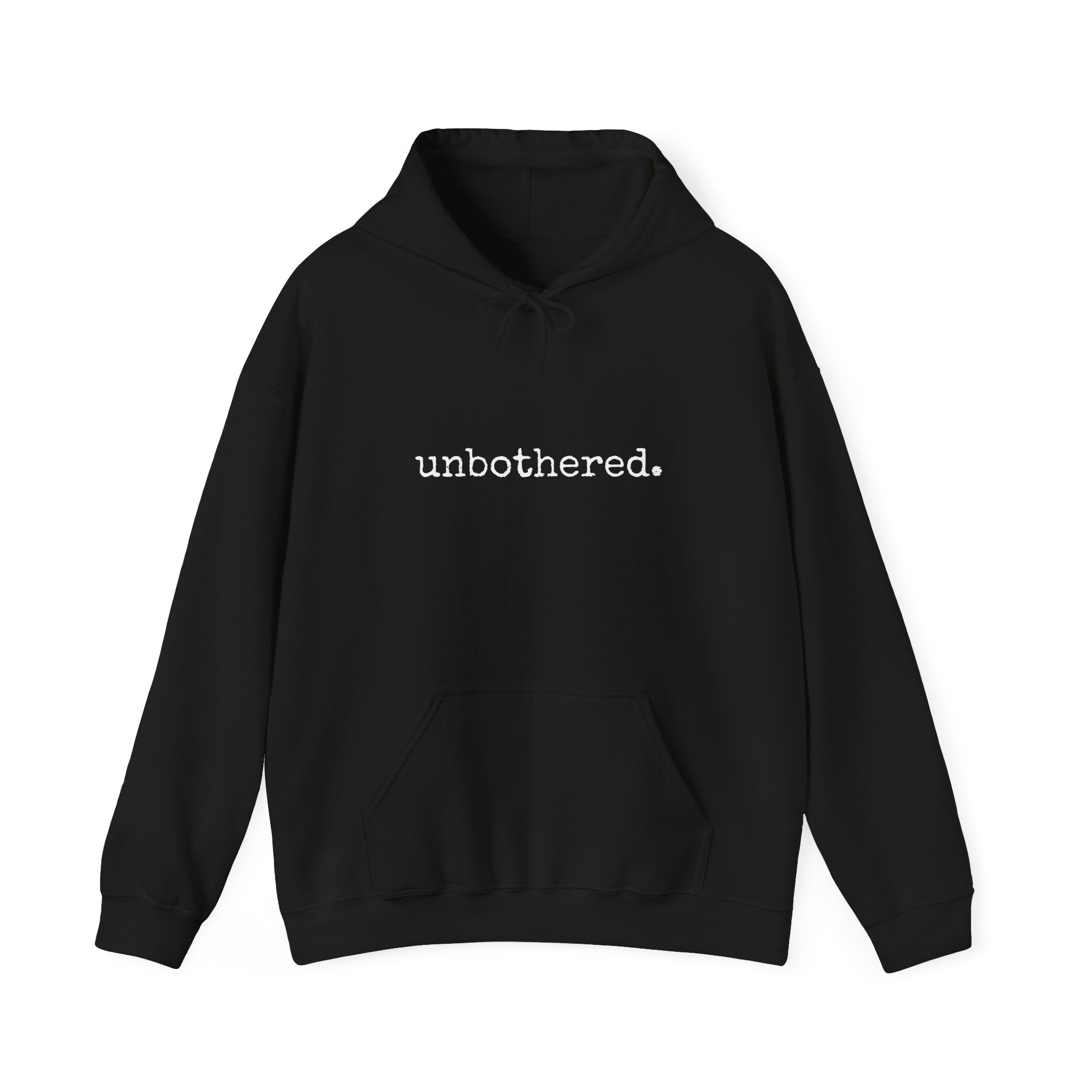 Classic White Hoodie - Blank Plain Pullover Sweatshirt