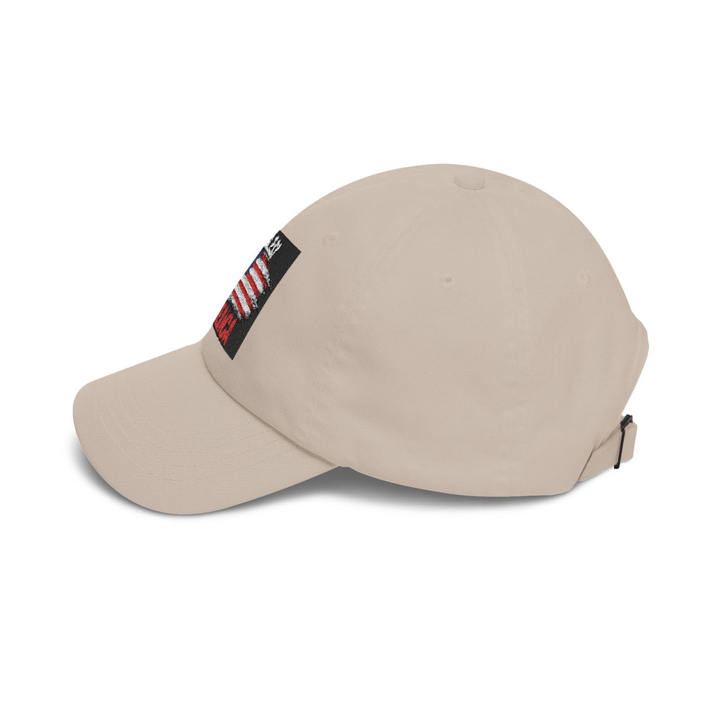 God Bless America Dad Cap - Embroidered USA Flag Patriotic Baseball Hat