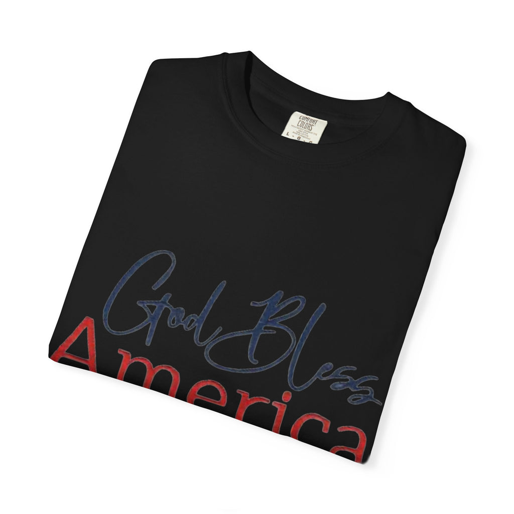 God Bless America T-Shirt — Patriotic Stars Tee for 4th of July
