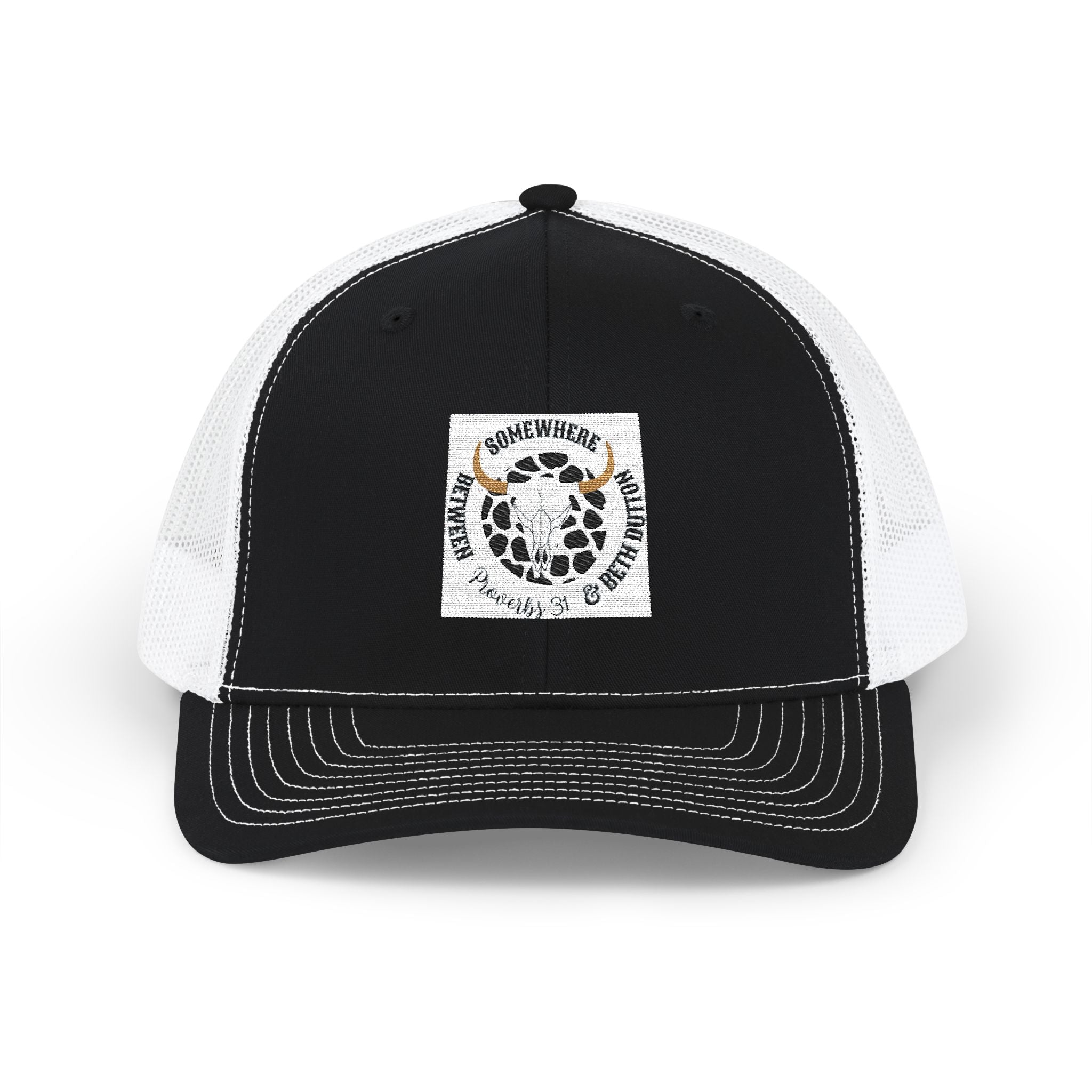 Leopard Smile Snapback Trucker Cap — Cute Leopard Patch Hat