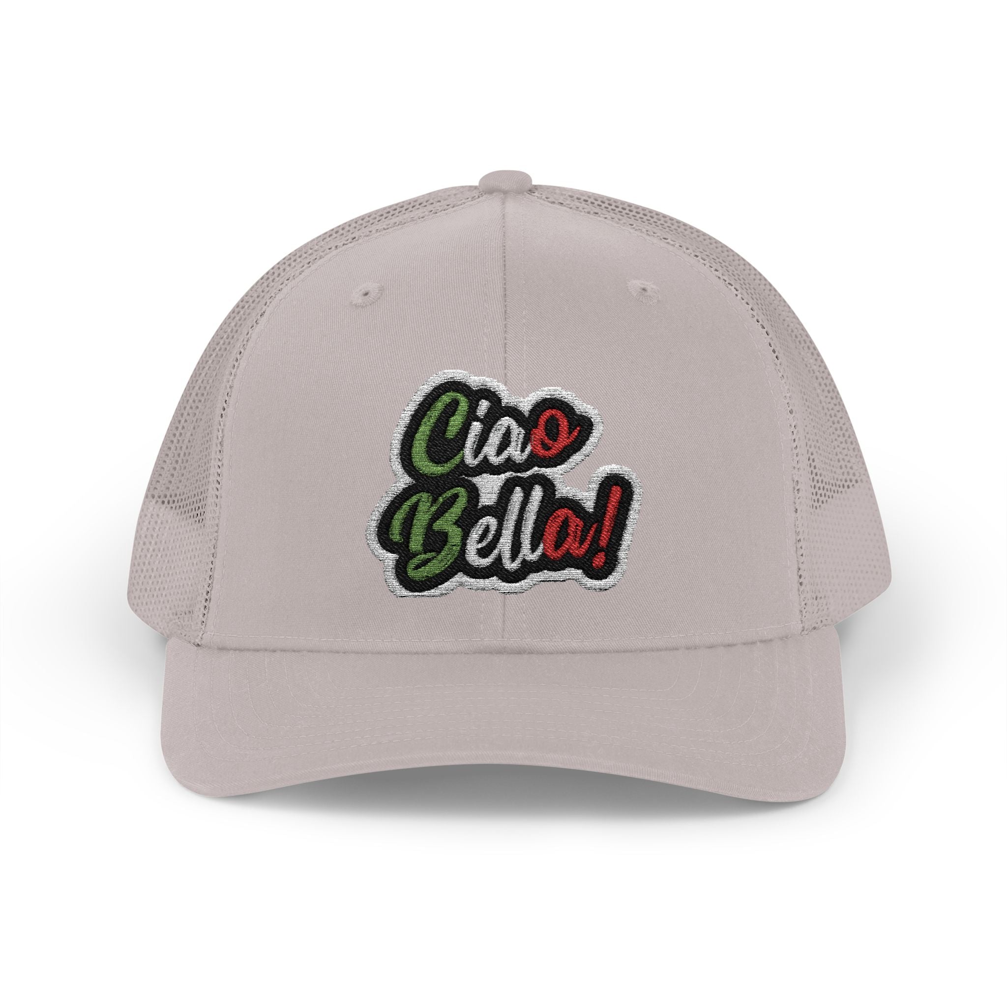 Ciao Bello Trucker Cap – Retro Italian Phrase Snapback