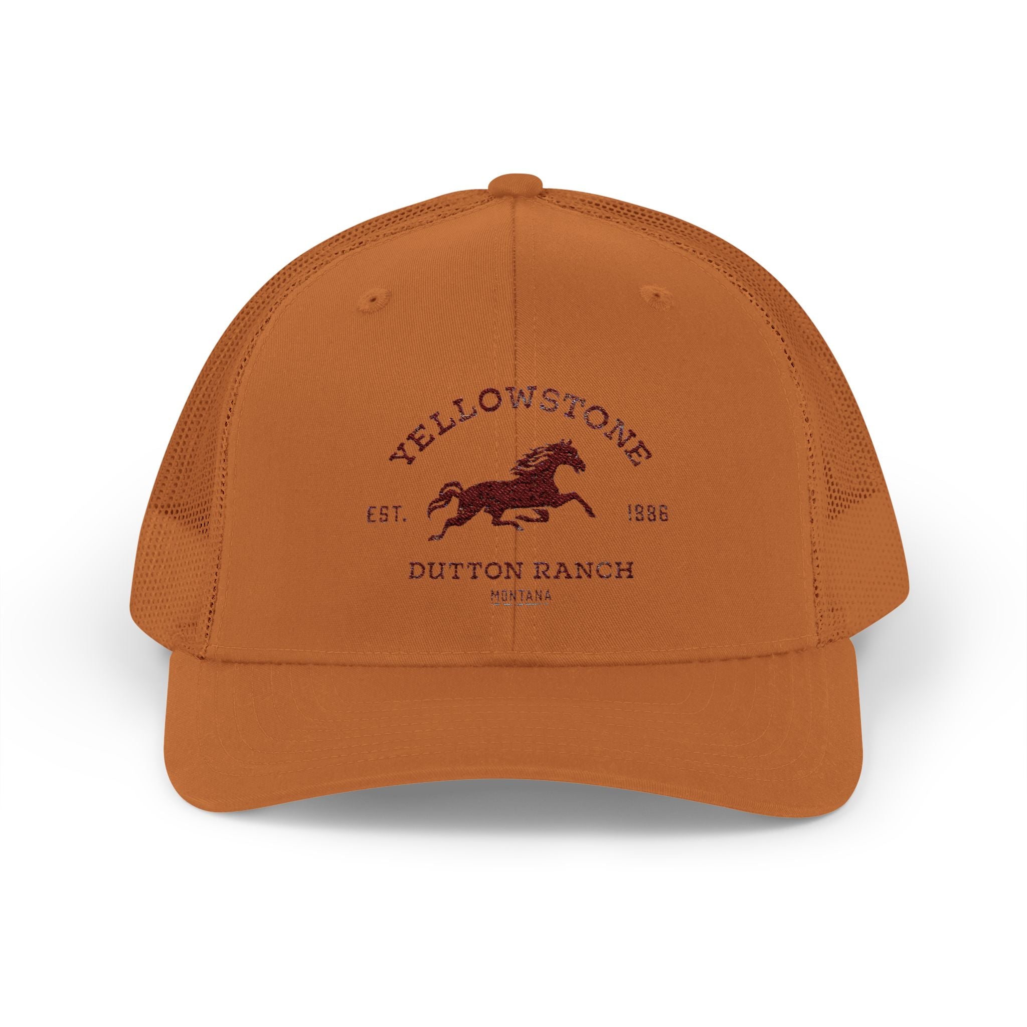 Yellowstone Outlaw Ranch Trucker Cap — Vintage Running Horse Snapback