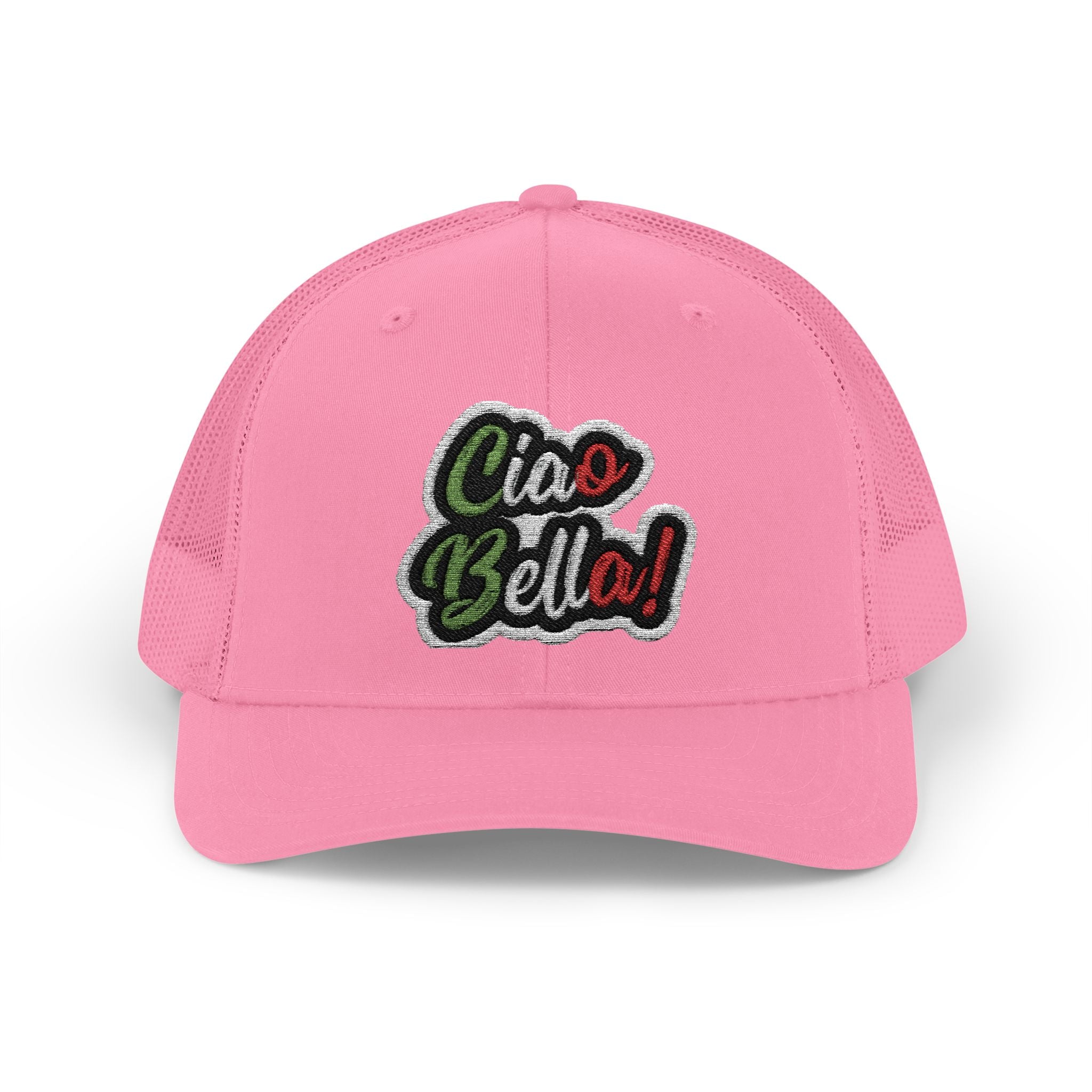 Ciao Bello Trucker Cap – Retro Italian Phrase Snapback