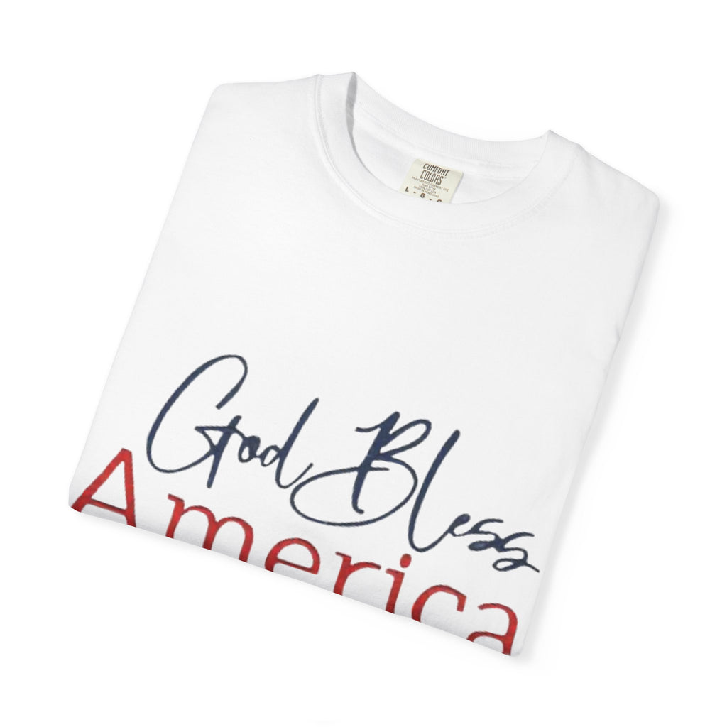 God Bless America T-Shirt — Patriotic Stars Tee for 4th of July