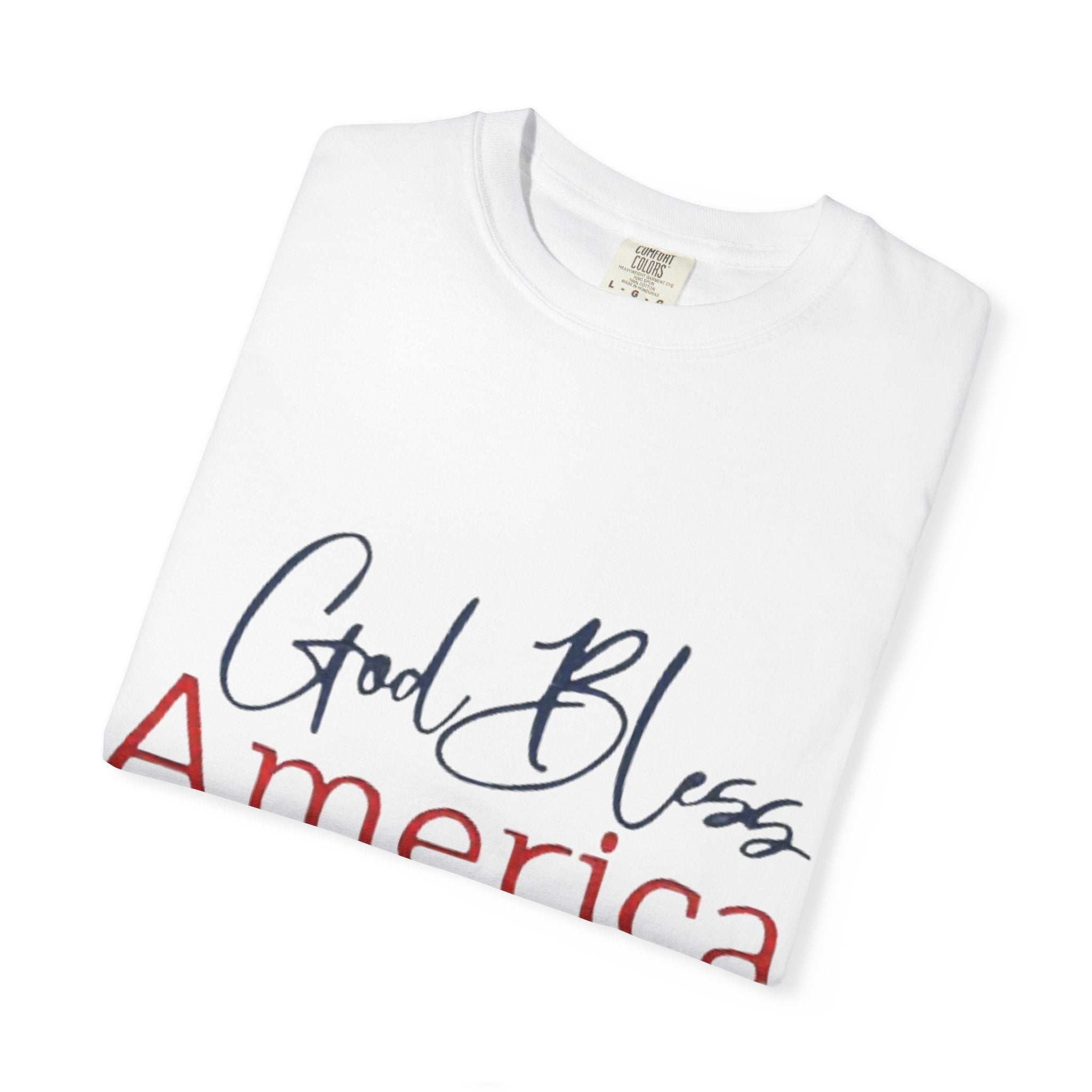 God Bless America T-Shirt — Patriotic Stars Tee for 4th of July