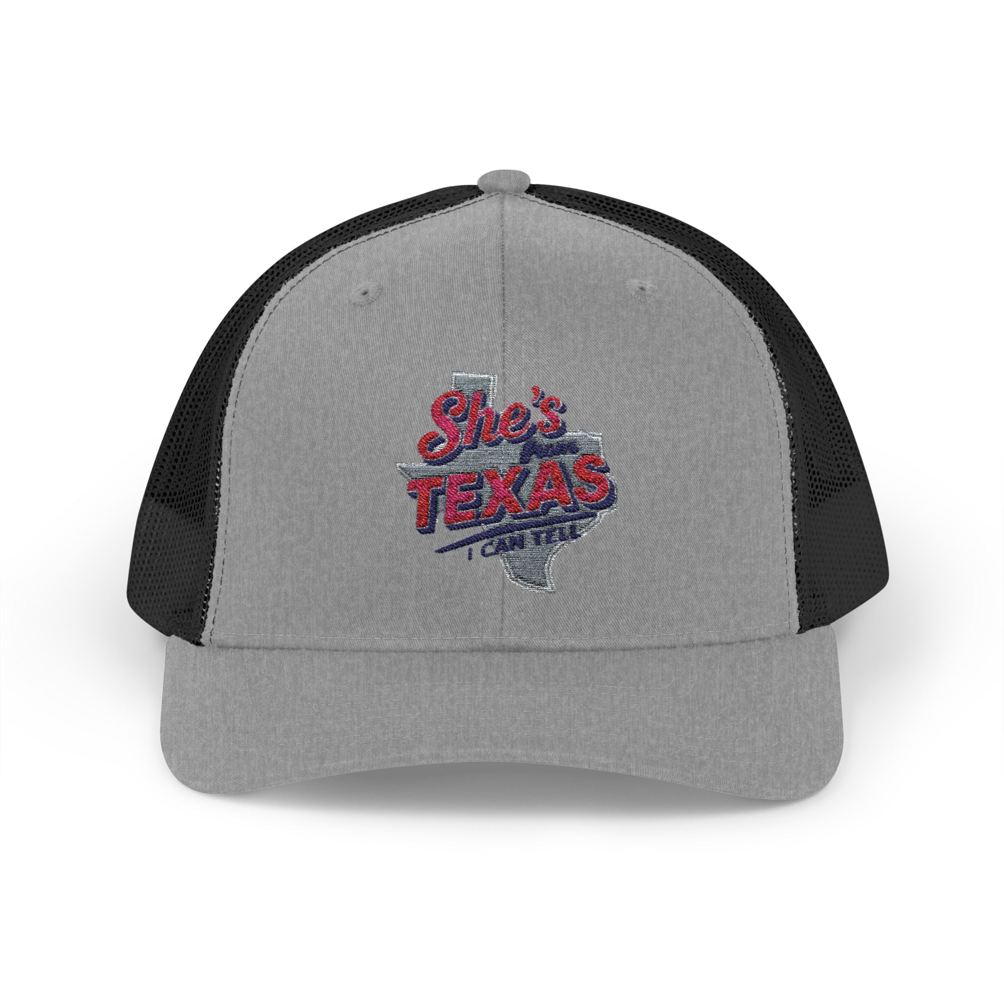 She's Texas Snapback Trucker Cap — Floral Texas State Logo Hat