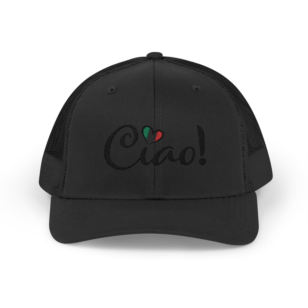 Ciao! Italian Flag Heart Snapback Cap