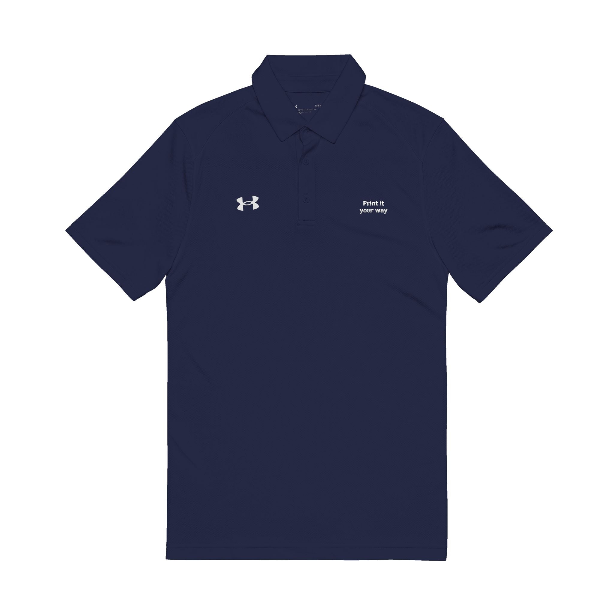 Men's Embroidered Polo Shirt - Under Armour Performance Polo