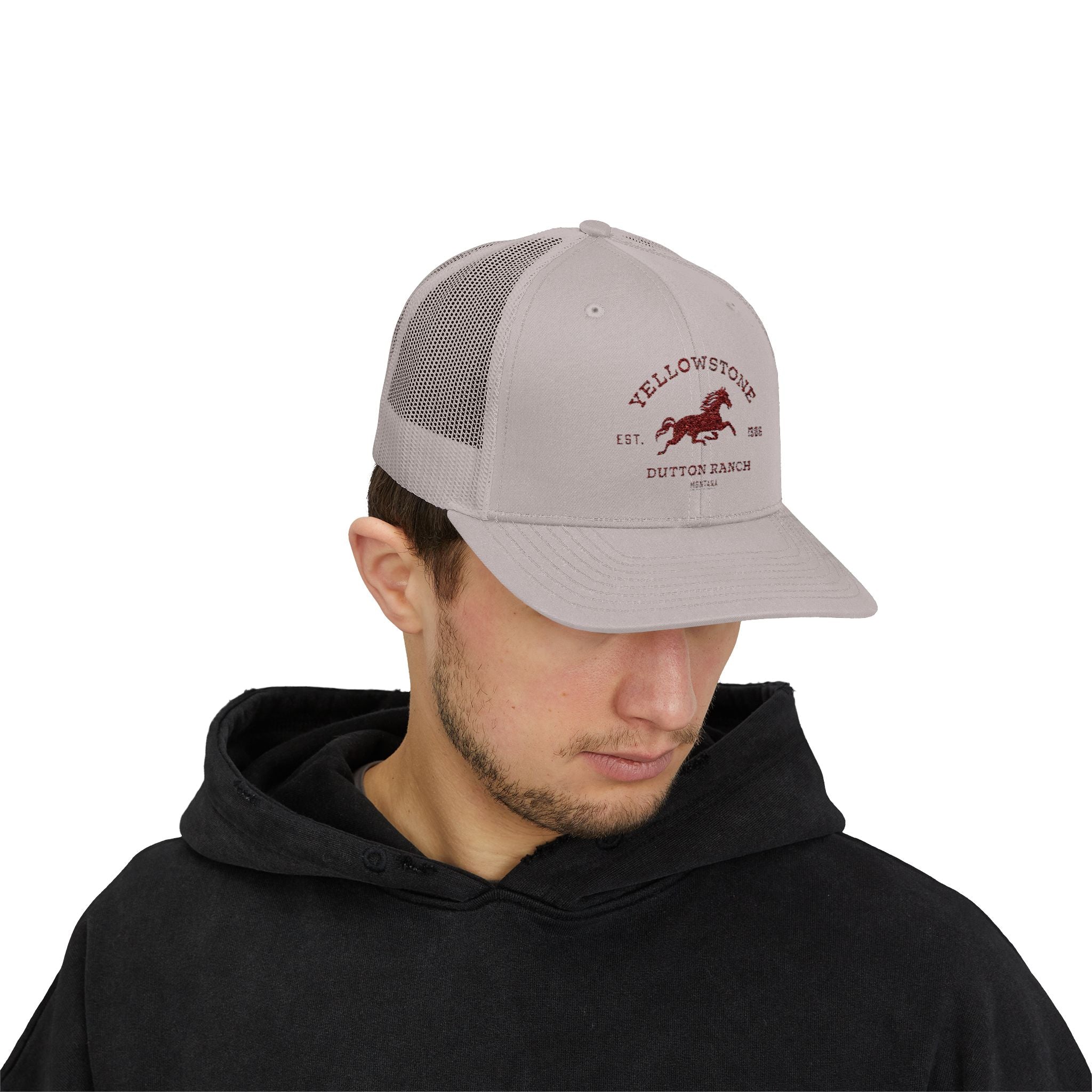 Yellowstone Outlaw Ranch Trucker Cap — Vintage Running Horse Snapback