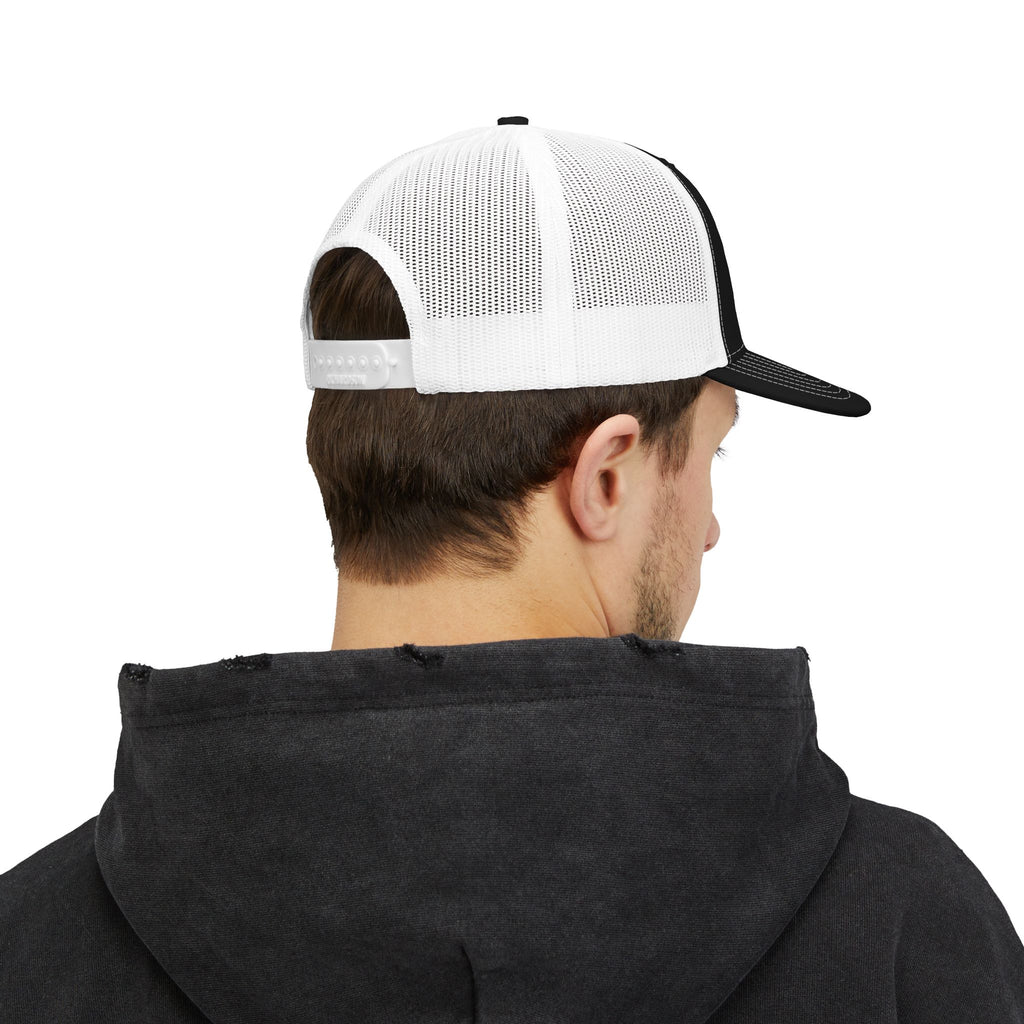 Leopard Smile Snapback Trucker Cap — Cute Leopard Patch Hat