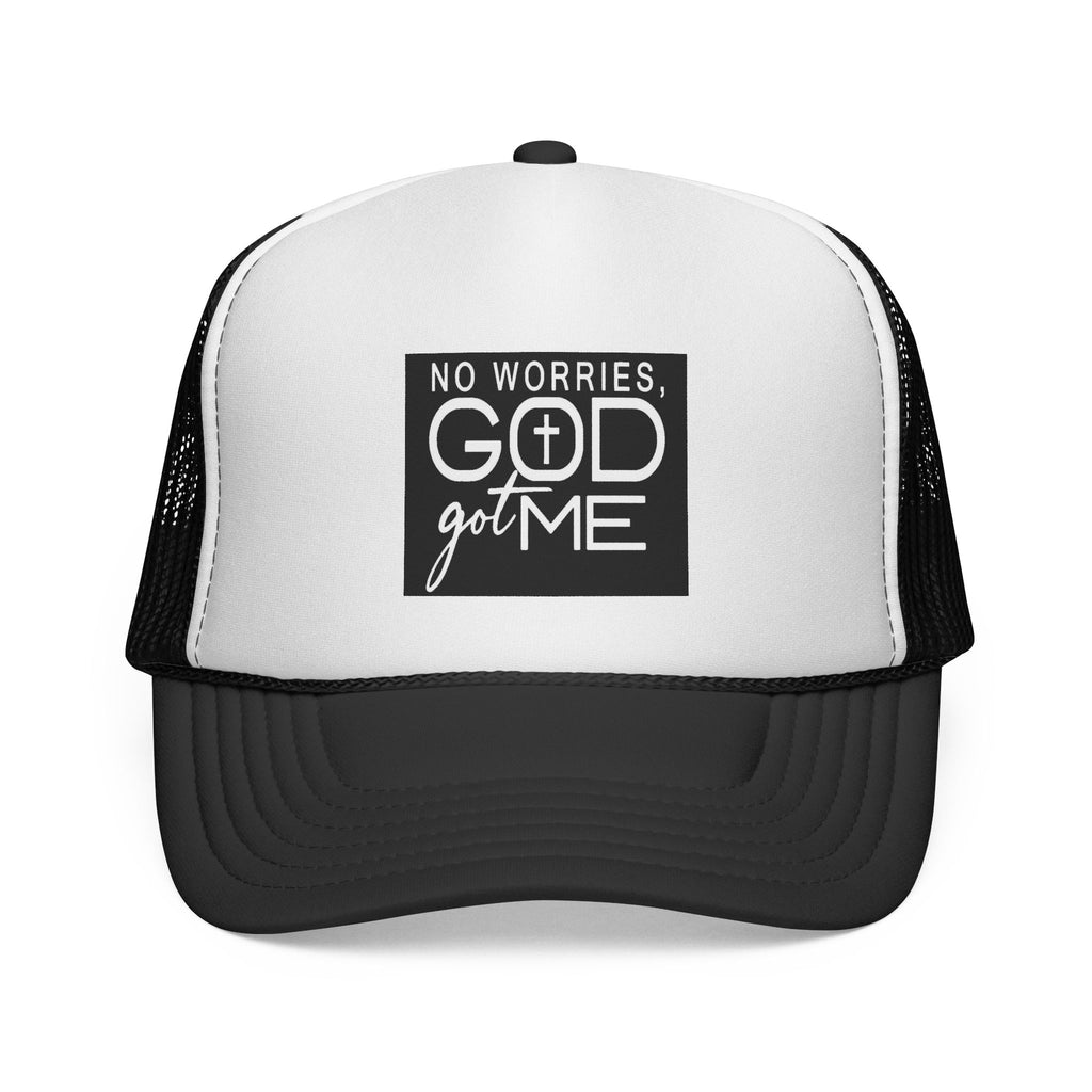 No Worries God Got Me Trucker Cap