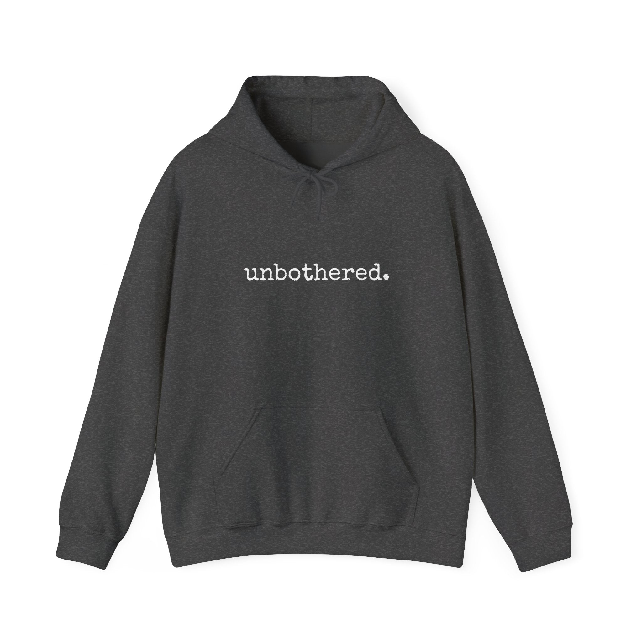 Classic White Hoodie - Blank Plain Pullover Sweatshirt