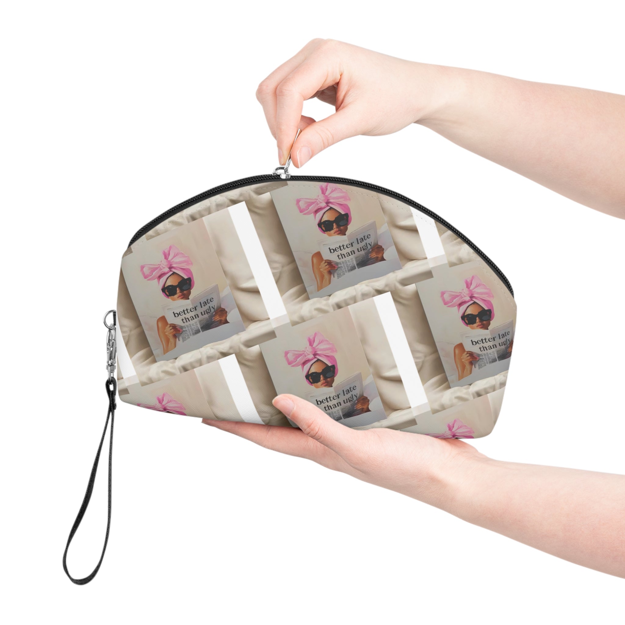 Cosmetic Pouch — 'Resting Boss Face' Afro Chic Makeup Bag