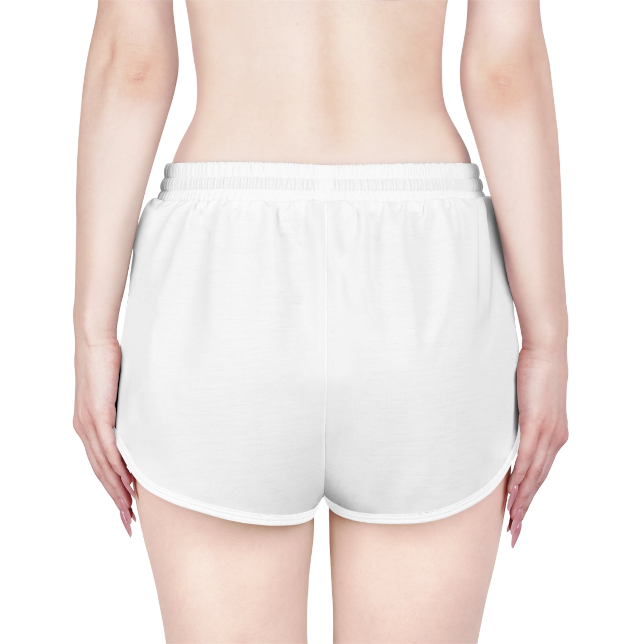 Patriotic "LOVE" Women's Relaxed Shorts – American Flag Heart Summer Lounge Shorts