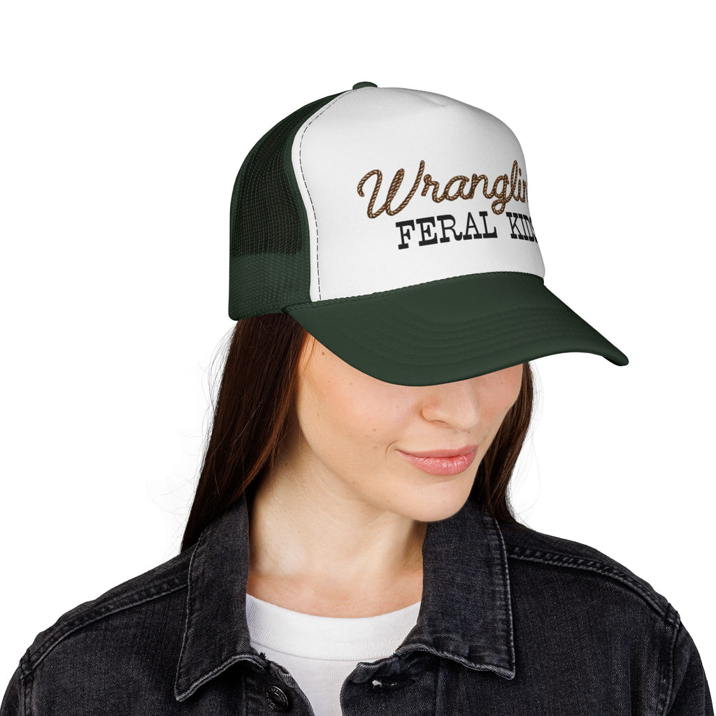 Wranglin' Feral Kids Trucker Cap
