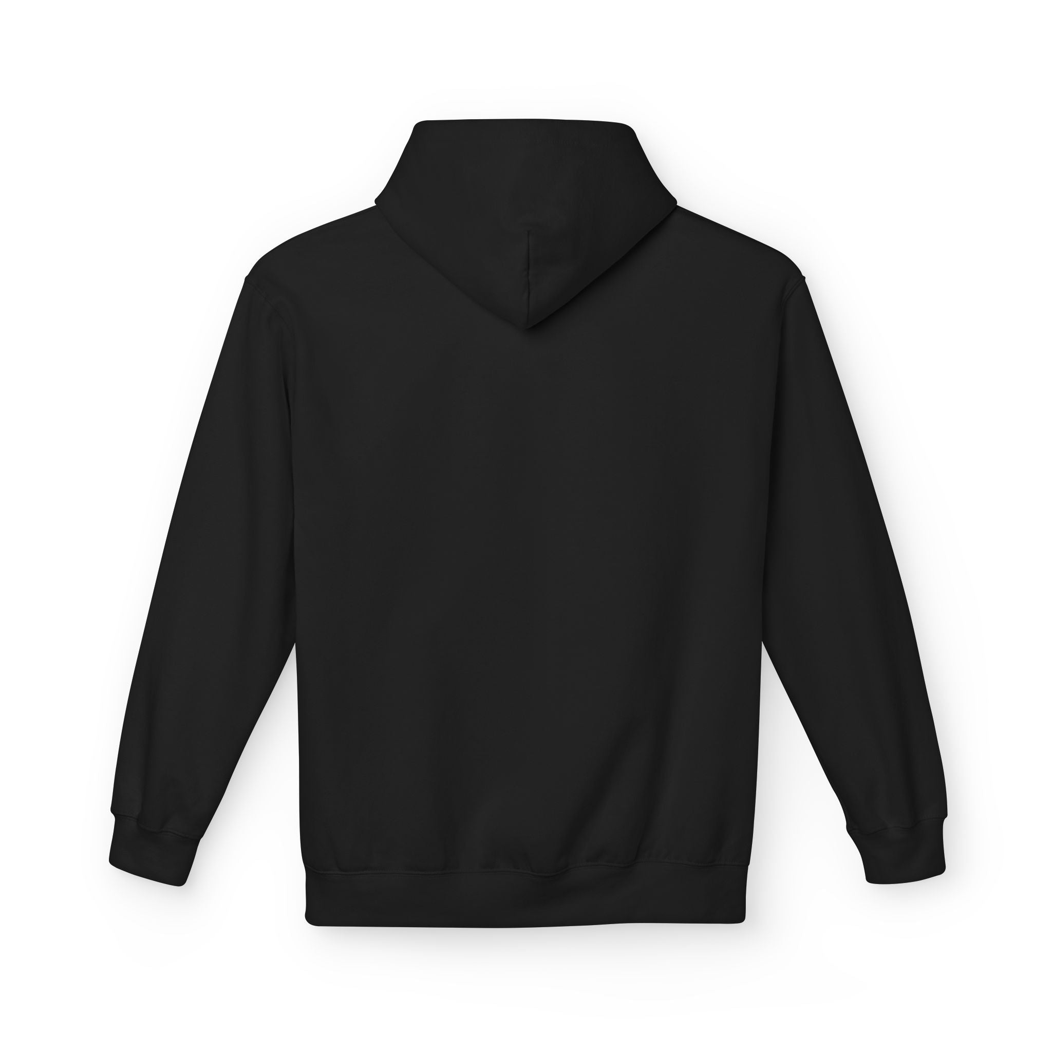 Classic White Hoodie — Unisex Midweight Fleece Pullover