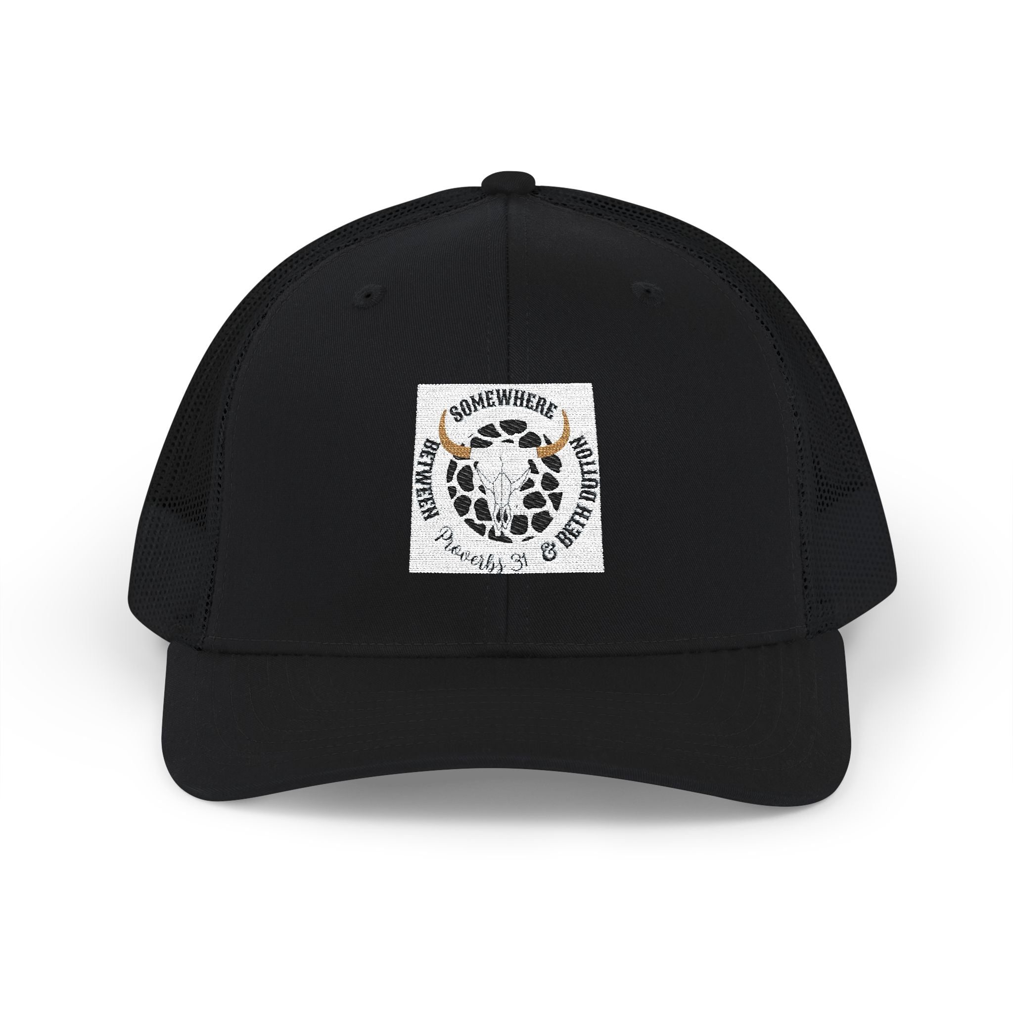 Leopard Smile Snapback Trucker Cap — Cute Leopard Patch Hat