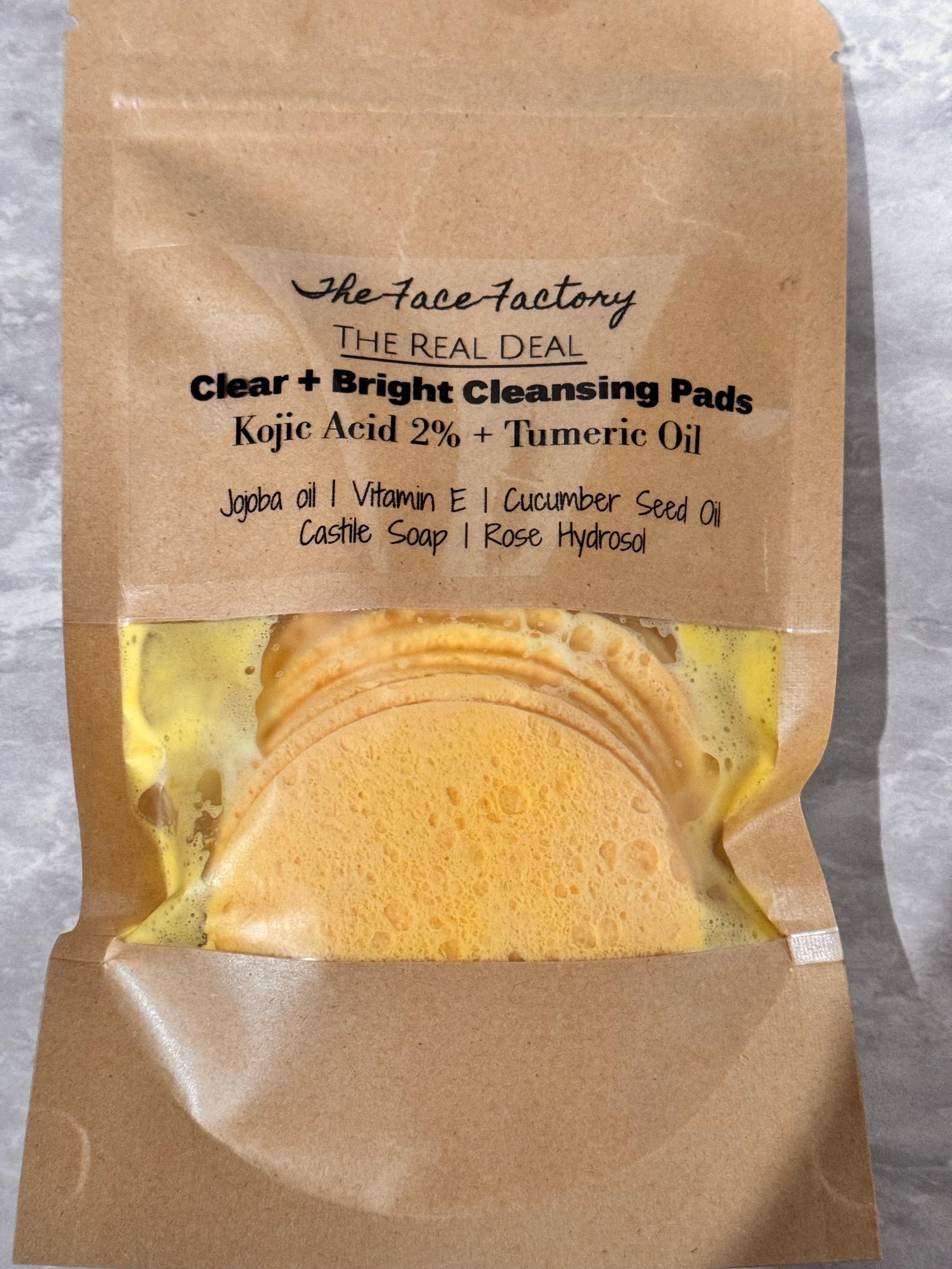 Kojic +Tumeric Facial cleansing Pads
